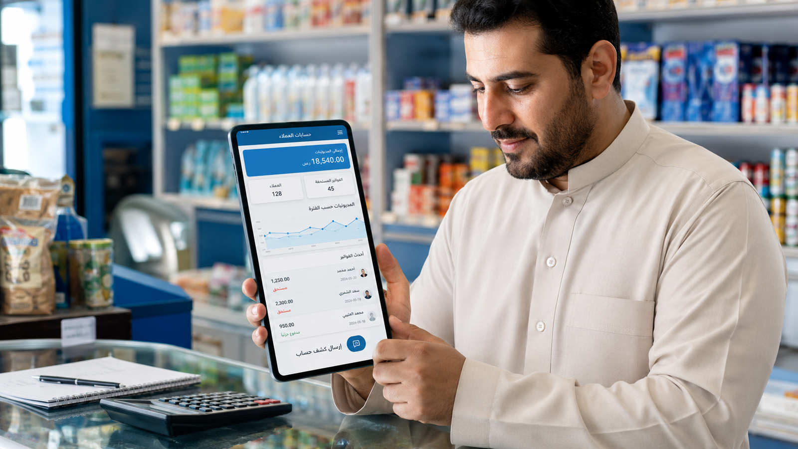 أفضل برنامج حسابات للمحلات الصغيرة: كيف تدير الديون والعملاء من الجوال؟