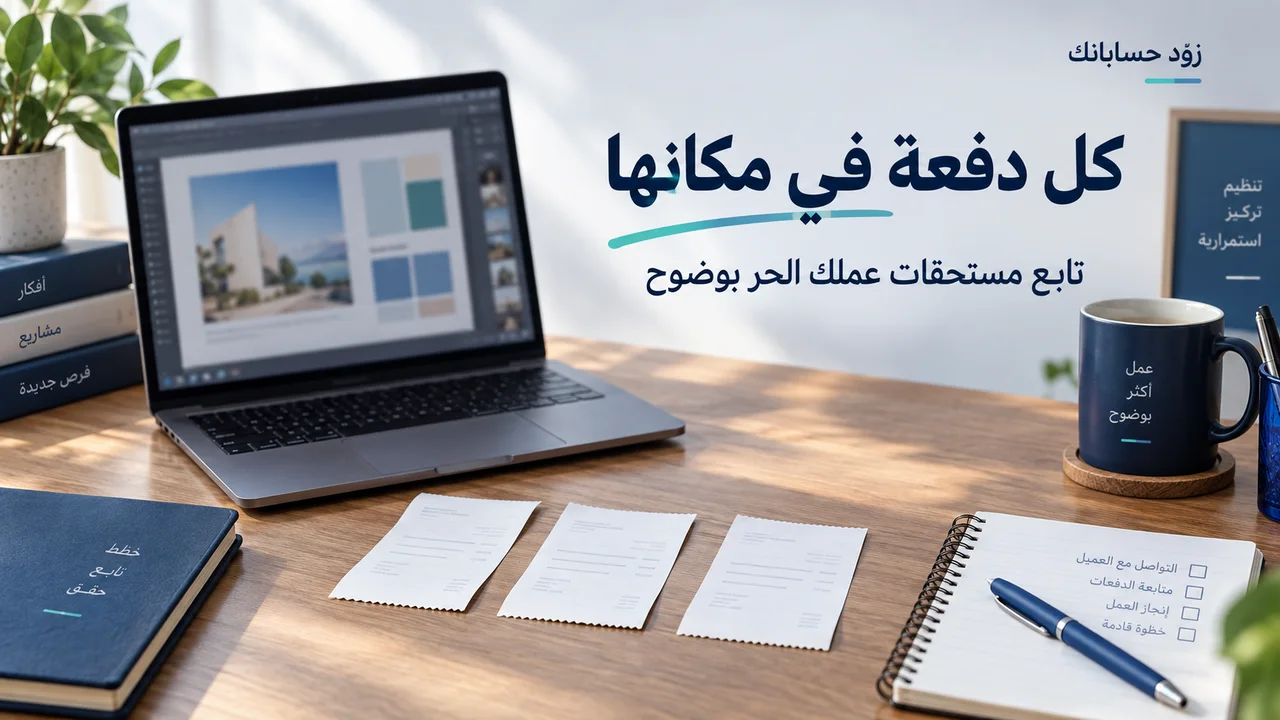 حسابات العمل الحر: كيف تتابع مستحقاتك والدفعات الجزئية؟