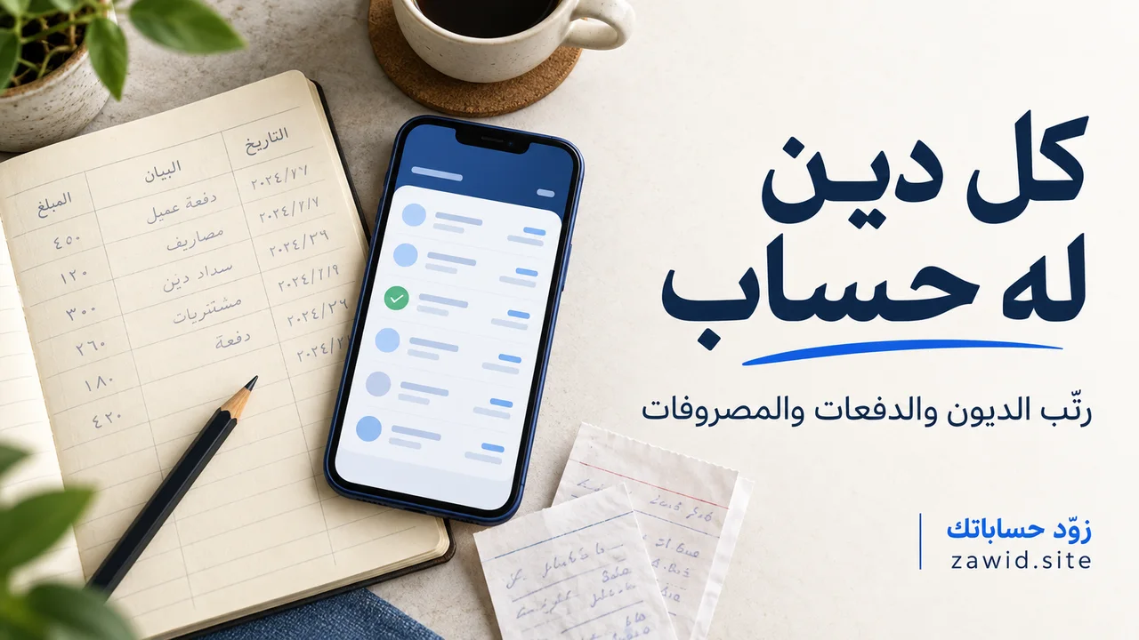 برنامج حسابات شخصي مجاني: كيف ترتّب ديونك ومصروفاتك؟