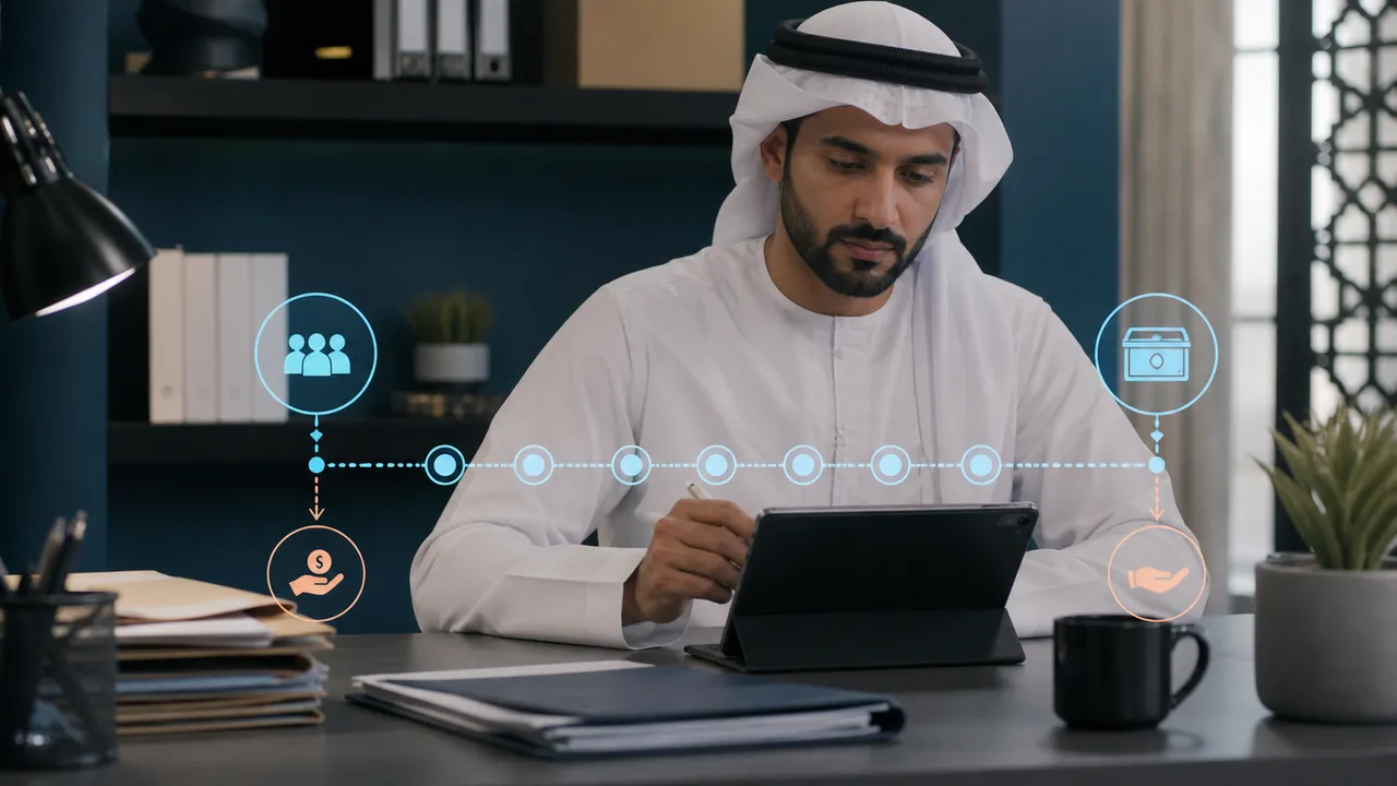 توقع التدفق النقدي الأسبوعي: نموذج عملي لأربعة أسابيع