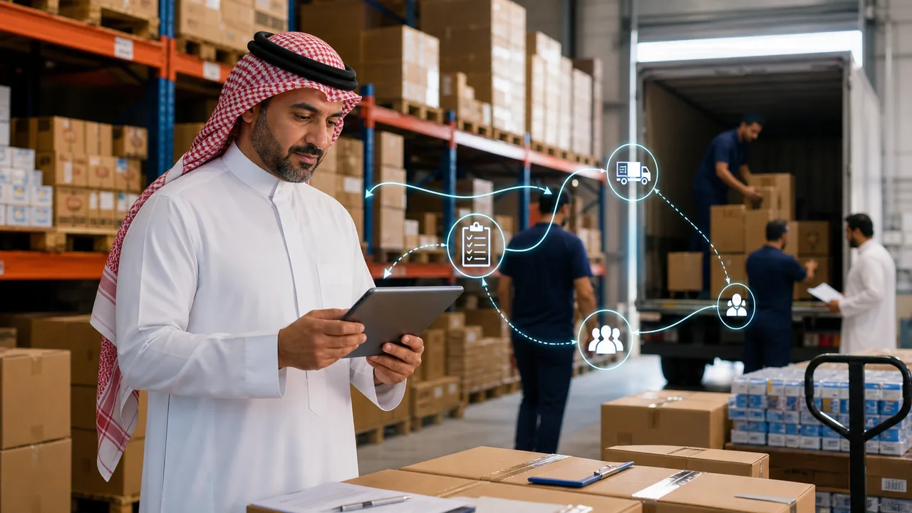 حسابات تاجر الجملة والموزع: دورة عملية من الطلب إلى التحصيل