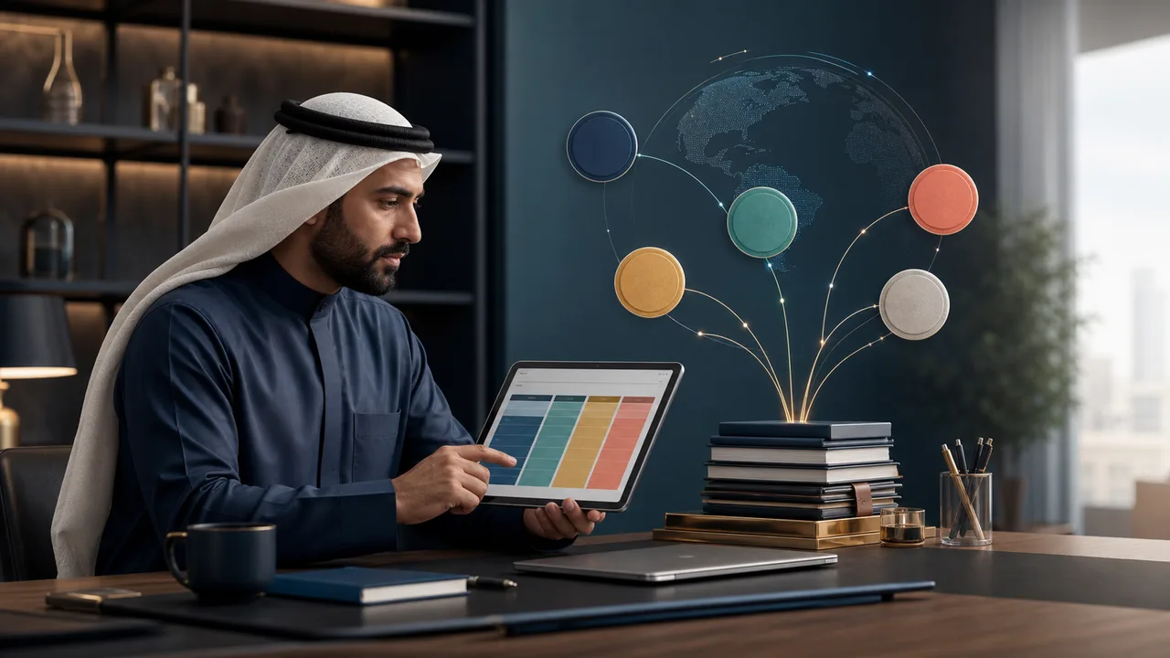 إدارة الحسابات بعملات متعددة بوضوح ودقة